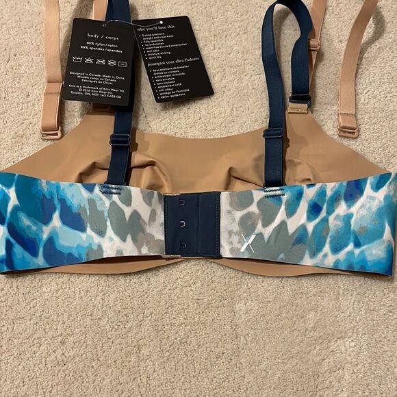 Knix Evolution Bra-Blue Pattern- Size 1 - Picture 7 of 9